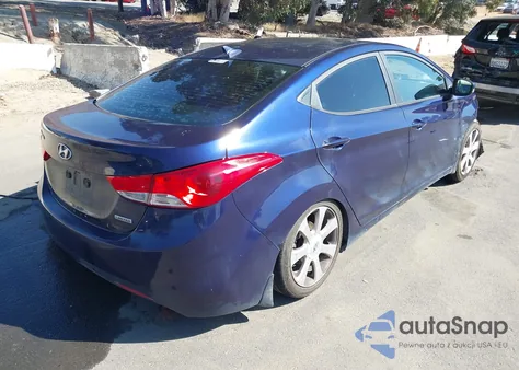 2013 Hyundai Elantra Limited z USA, uszkodzony, nr VIN 5NPDH4AE5DH258907